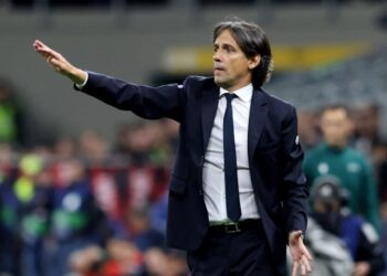 L'entraîneur de l'Inter Milan Simone Inzaghi le 10 mai 2023
