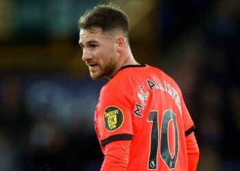 Alexis Mac Allister de Brighton & Hove Albion photographié le 3 janvier 2023