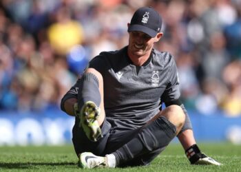 Dean Henderson en action pour Nottingham Forest le 20 août 2022