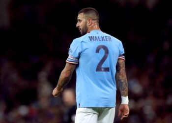 Kyle Walker de Manchester City photographié le 8 janvier 2023