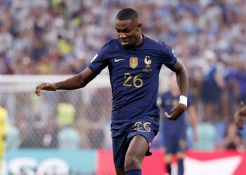 Le Français Marcus Thuram photographié le 18 décembre 2022