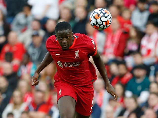 Ibrahima Konaté en action pour Liverpool en août 2021