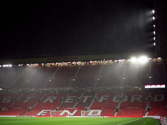 Vue générale à l'intérieur du stade Old Trafford de Manchester United avant le match du 10 janvier 2023