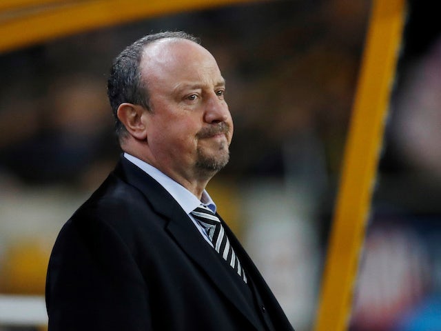Le manager de Newcastle, Rafael Benitez, regarde son équipe affronter les Wolves le 11 février 2019