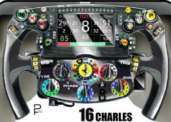 F1 Charles Leclerc, le volant expliqué bouton par bouton : comment ça marche