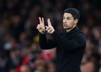Le manager d'Arsenal, Mikel Arteta, photographié le 2 mai 2023