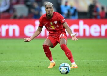 Benjamin Henrichs du RB Leipzig en action le 3 juin 2023