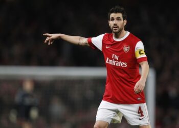 Cesc Fabregas photographié pour Arsenal en 2011
