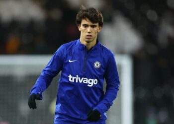 Joao Felix de Chelsea lors de l'échauffement avant le match du 12 janvier 2023