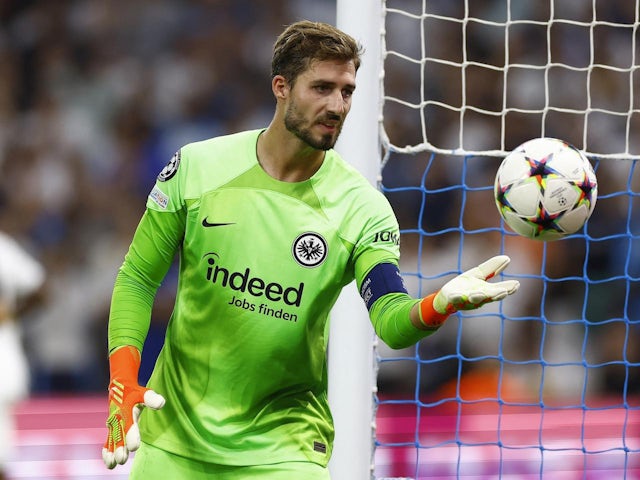 Kevin Trapp, gardien de l'Eintracht Francfort, le 13 septembre 2022