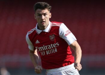 Kieran Tierney en action pour Arsenal le 8 juillet 2022