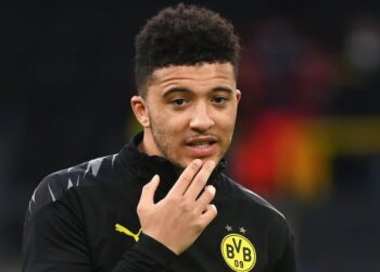 Jadon Sancho du Borussia Dortmund photographié le 21 avril 2021