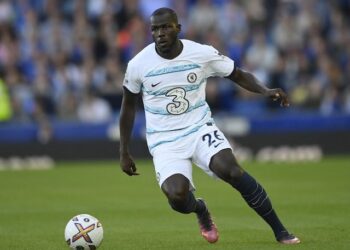Kalidou Koulibaly en action pour Chelsea le 6 août 2022