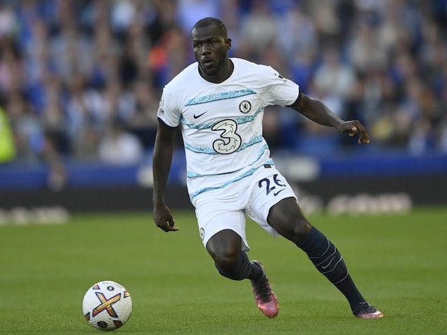 Kalidou Koulibaly en action pour Chelsea le 6 août 2022