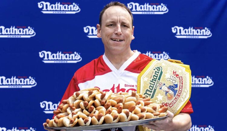 Nathans Hot Dog Eating Contest 2023 Sportsbooks Give Joey Chestnut 30 Chance To Break World Record