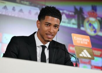 Le milieu de terrain du Real Madrid Jude Bellingham le 15 juin 2023