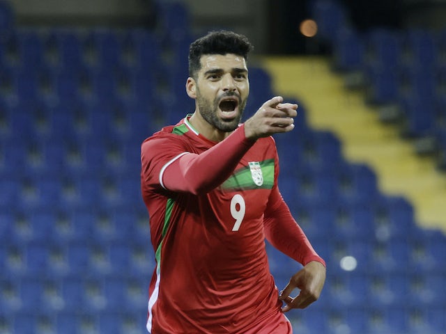 L'Iranien Mehdi Taremi célèbre son premier but en septembre 2022
