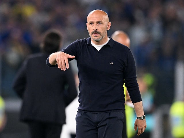 L'entraîneur de la Fiorentina Vincenzo Italiano le 24 mai 2023
