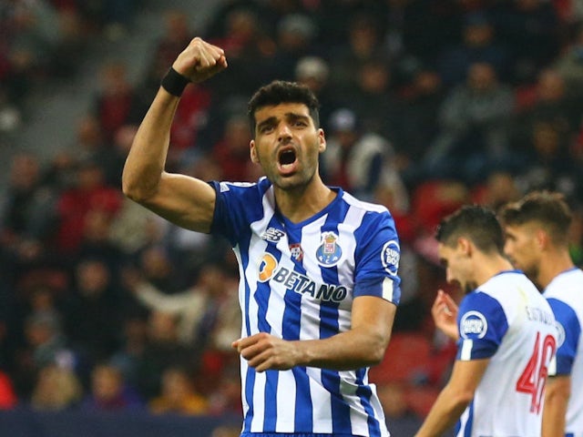 Mehdi Taremi célèbre le but de Porto le 12 octobre 2022