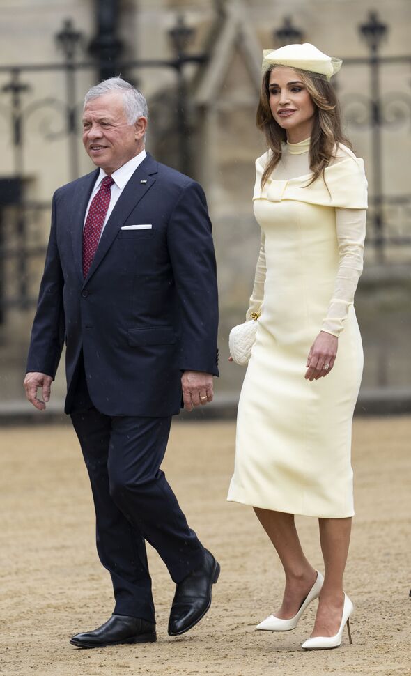 La reine Rania au couronnement du roi Charles