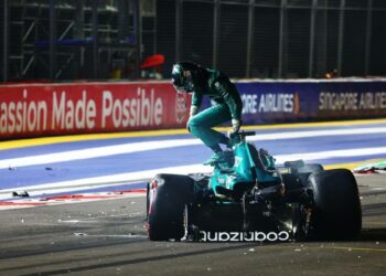 GP Singapour, Accident de promenade