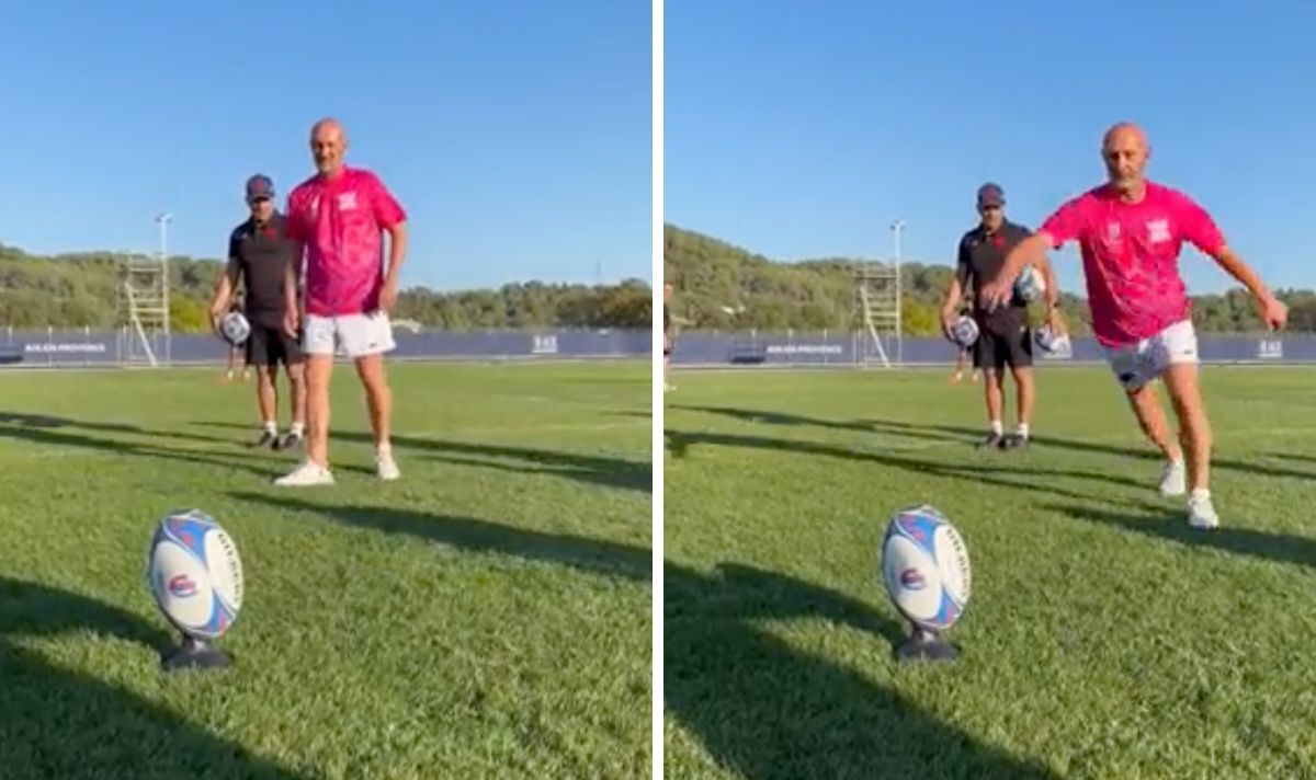 L’ancienne star de Man Utd s’associe à l’équipe de France pour la Coupe du monde de rugby alors que la vidéo devient virale | Football | sport