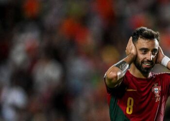 Bruno Fernandes de Man United joue pour le Portugal lors de la victoire 5-0 contre la Bosnie-Herzégovine - Man United News And Transfer News