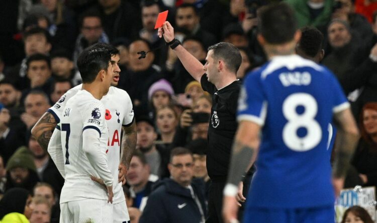 L’as de Tottenham, Cristian Romero, expulsé contre Chelsea dans un moment de folie alors qu’un autre s’échappe |  Football |  sport