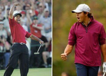 Charlie Woods fait écho au célèbre moment des Tigers au Masters avec un birdie chip-in