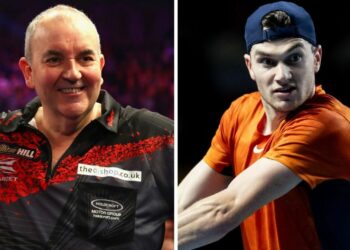 La star du Championnat du monde de fléchettes invitée à Wimbledon