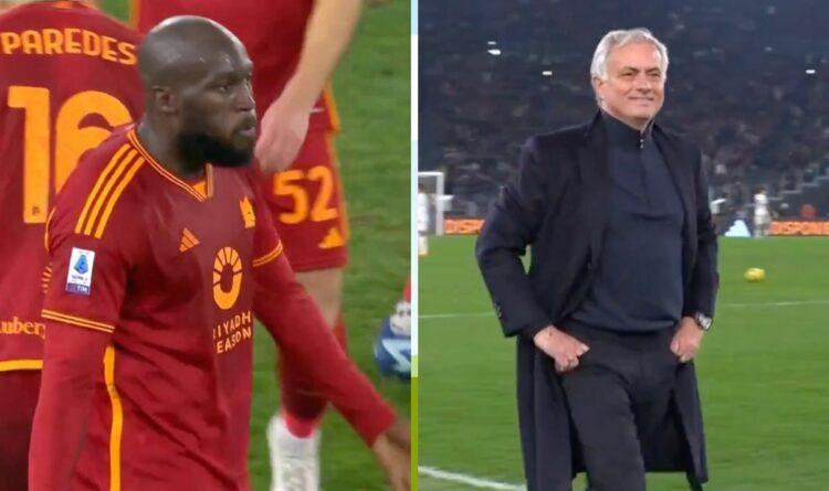 Romelu Lukaku expulsé pour avoir cassé son rival alors que Jose Mourinho s'est exposé lors d'un affrontement chaotique avec la Roma |  Football |  sport