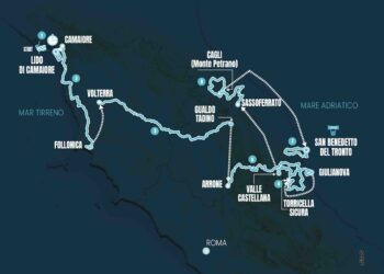 Tirreno-Adriatico 2024 : Parcours détaillé