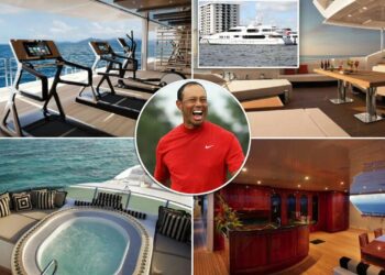 À l’intérieur de l’incroyable yacht de Tiger Woods