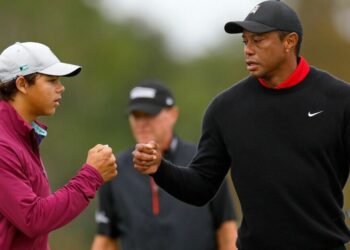 Charlie, le fils de Tiger Woods, a eu la chance de participer à un événement du PGA Tour