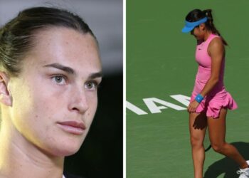 La star d’Indian Wells dit « f**k cette merde » trois fois après avoir battu Emma Raducanu