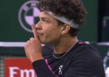 La réaction classique de Ben Shelton face au chahut de la foule à Indian Wells