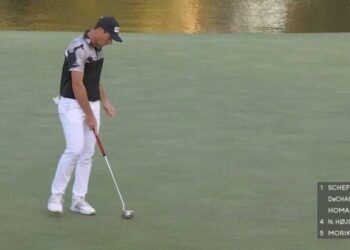 Viktor Hovland jette le ballon à l’eau avec colère après l’effondrement des Masters