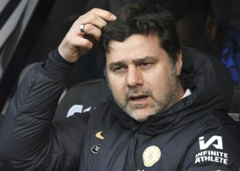 Chelsea's head coach Mauricio Pochettino ahead the English Premier League match between Sheffield United and Chelsea at Bramall Lane stadium