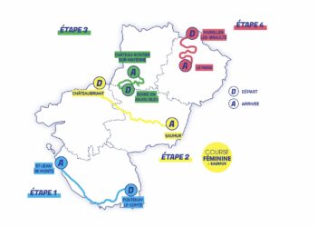 Région Pays de la Loire Tour 2024 : Parcours détaillé