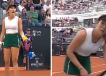 La star de l’Open d’Italie se déchaîne sur la foule et fait une remarque au caméraman