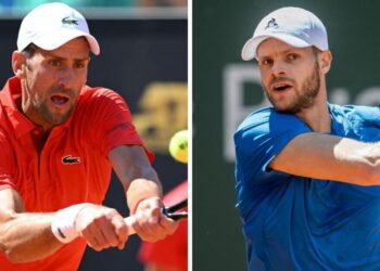 L’adversaire de Novak Djokovic joue sans appareil auditif malgré son handicap