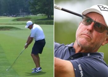 Phil Mickelson étourdit la foule de LIV Golf malgré une horrible performance lors de l’événement Greenbrier