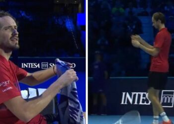 Daniil Medvedev menace de se retirer des finales de l’ATP suite à un véritable effondrement après un penalty