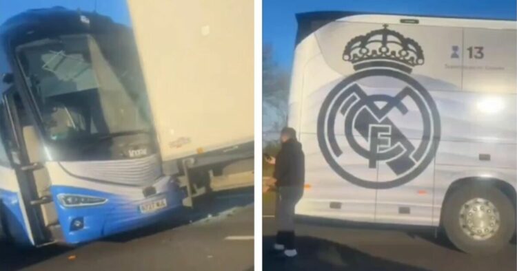 Un bus du Real Madrid s'écrase sur l'autoroute M40 après la défaite de Liverpool | Football | Sport