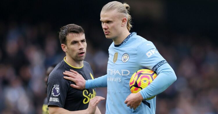 Ce que Seamus Coleman a dit à Erling Haaland avant que le penalty de Man City ne manque | Football | Sport