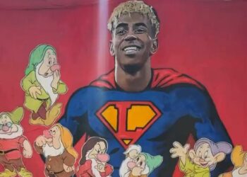 Vandalisation d’une fresque de Lamine Yamal à Barcelone : un acte controversé