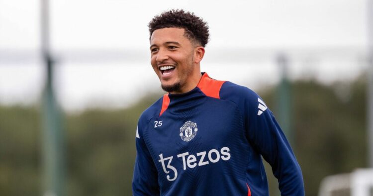 Jadon Sancho Rare Photo avec des coéquipiers surfaces alors que Man Utd se rend à Grimsby | Football | Sport