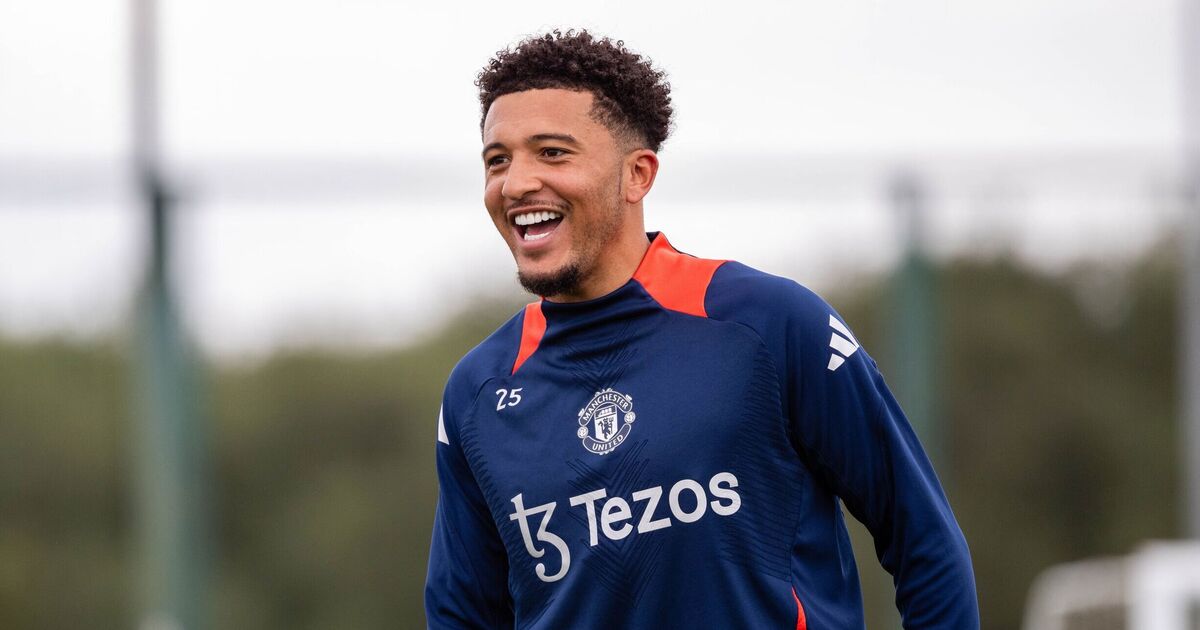 Jadon Sancho Rare Photo avec des coéquipiers surfaces alors que Man Utd se rend à Grimsby | Football | Sport