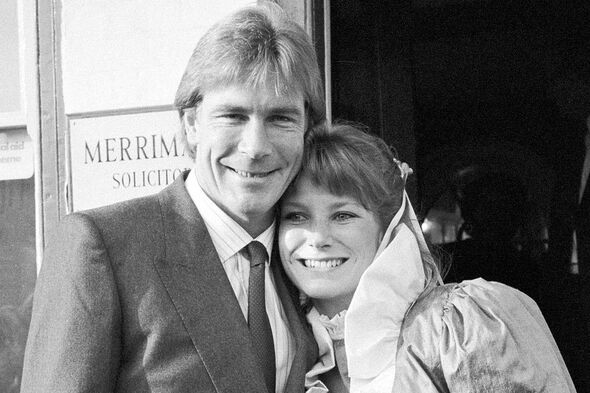 James Hunt et sa seconde épouse Sarah Lomax