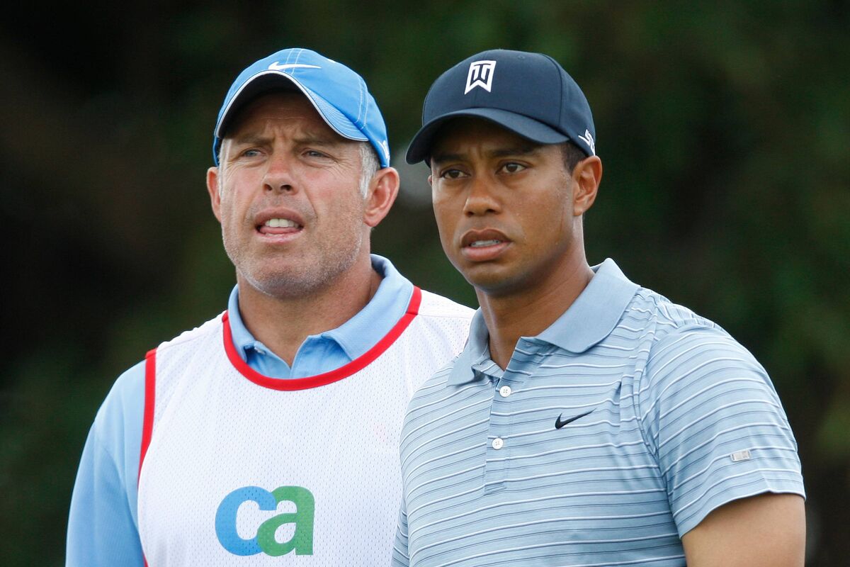 Steve Williams avec Tiger Woods en 2008